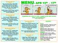MENU APR 13th 17th PowerPoint PPT Presentation