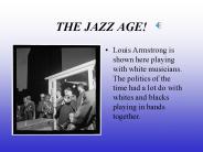 THE JAZZ AGE!