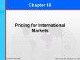 Ch 18 International Pricing PowerPoint PPT Presentation