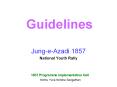 Guidelines PowerPoint PPT Presentation