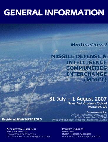 Administrative Inquiries: