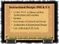 Instructional Design: IMI PowerPoint PPT Presentation