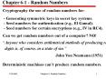 Chapter 61 Random Numbers PowerPoint PPT Presentation