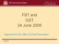 FBT%20and PowerPoint PPT Presentation