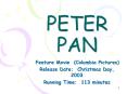 PETER PAN PowerPoint PPT Presentation