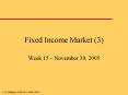 Fixed Income Market (3) PowerPoint PPT Presentation