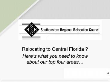 Relocating to Central Florida