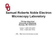 Samuel Roberts Noble Electron Microscopy Laboratory