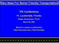 New Ideas For Senior Friendly Transportation PowerPoint PPT Presentation