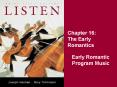 Chapter 16: The Early Romantics PowerPoint PPT Presentation