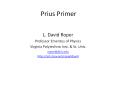 Prius%20Primer PowerPoint PPT Presentation