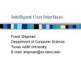 Intelligent%20User%20Interfaces PowerPoint PPT Presentation