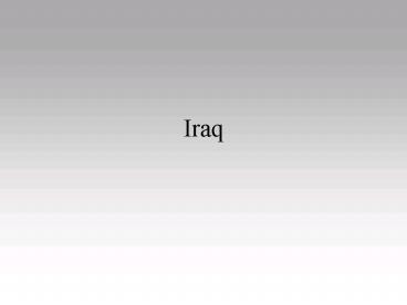 Iraq