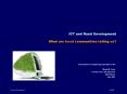 ICT and Rural Development What are local communities telling us PowerPoint PPT Presentation