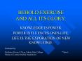 BEHOLD EXERCISE AND ALL ITS GLORY: PowerPoint PPT Presentation