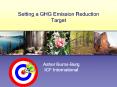 Setting a GHG Emission Reduction Target PowerPoint PPT Presentation