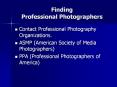 Finding Professional Photographers PowerPoint PPT Presentation