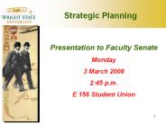 Strategic Planning