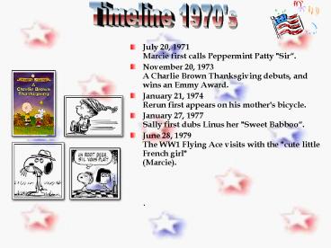 July 20, 1971 Marcie first calls Peppermint Patty 