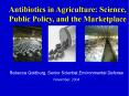 Antibiotics in Agriculture: Science, Public Policy, and the Marketplace PowerPoint PPT Presentation