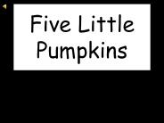 Five Little Pumpkins