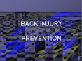 BACK INJURY  PREVENTION PowerPoint PPT Presentation