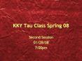 KKY Tau Class Spring 08 PowerPoint PPT Presentation