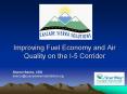 Improving Fuel Economy and Air Quality on the I5 Corridor PowerPoint PPT Presentation