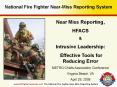 National Fire Fighter NearMiss Reporting System PowerPoint PPT Presentation