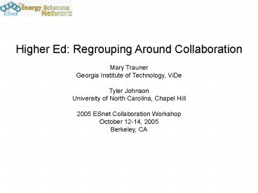 Higher Ed: Regrouping Around Collaboration