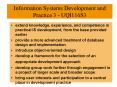 Information Systems Development and Practice 3 - UQI116S3 PowerPoint PPT Presentation