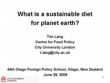 What is a sustainable diet