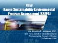 Navy Range Sustainability Environmental Program Assessment RSEPA PowerPoint PPT Presentation