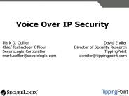 Cutting Edge VoIP Security Issues Color