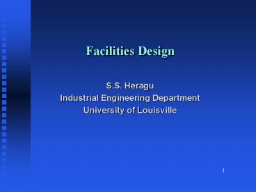 Facilities Design