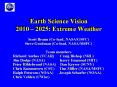 Earth Science Vision 2010 2025: Extreme Weather PowerPoint PPT Presentation