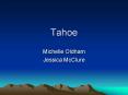 Tahoe PowerPoint PPT Presentation