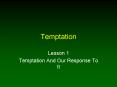 Temptation PowerPoint PPT Presentation