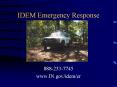 IDEM Emergency Response PowerPoint PPT Presentation
