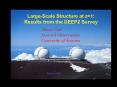 LargeScale Structure at z1: Results from the DEEP2 Survey PowerPoint PPT Presentation