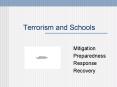 Terrorism and Schools PowerPoint PPT Presentation