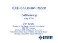 IEEESA Liaison Report PowerPoint PPT Presentation