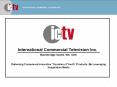 International Commercial Television Inc' PowerPoint PPT Presentation