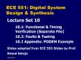 ECE 601 - Digital System Design PowerPoint PPT Presentation
