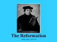 The Reformation PowerPoint PPT Presentation