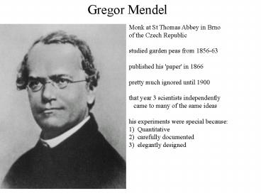 Gregor Mendel
