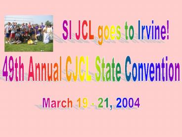 SI JCL goes to Irvine