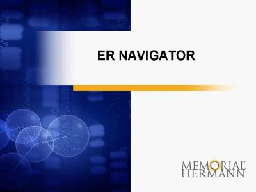 ER NAVIGATOR