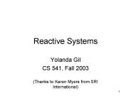 Reactive Systems
