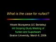 What is the case for nufact? PowerPoint PPT Presentation
